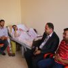 التجمع الإعلامي يزور الزميلان الجريحان قديح والشوربجي