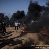 قيام شبان بسحل السلك الزائل شرق خانيونس
