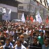 فيديو وصور: تشييع الشهيدين "أيمن النجار و مهند حمودة" بإلتفاف شعبي في جباليا