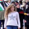 صور .. الفارسه عهد التميمي تتنسم عبير الحرية