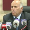 الرجوب يغادر المستشفى الاستشاري بعد تماثله للشفاء