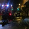 اندلاع حريق بمبنى ملتقى رجال أعمال في نابلس