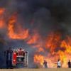 الاحتلال يزعم اندلاع حريق كبير بغلاف غزة بسبب "بالونات حارقة"