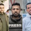 استشهاد 3 صحفيين باستهداف مركبتهم وسط القطاع