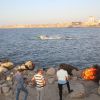 يطالبون بحقهم بالغاز.. الفلسطينيون يضعون حجر الاساس لممر مائي عبر ميناء غزة
