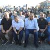 يطالبون بحقهم بالغاز.. الفلسطينيون يضعون حجر الاساس لممر مائي عبر ميناء غزة